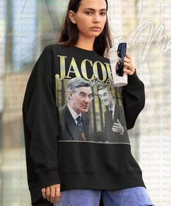 Jacob Rees-Mogg Homage Sweatshirt | British Political Humor Sweater for Men and Women | Minimalist Movie Shirts