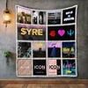 Jaden Smith Watch Me Album Covers Quilt Blanket for Music Fans