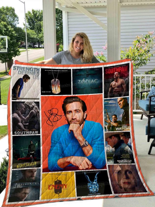 Jake Gyllenhaal Actor Plus Size Collected Quilt Blanket for Fans of Jake Gyllenhaal