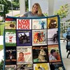 James Brown Album Collection Vintage Quilt Blanket Bed Set for Boys