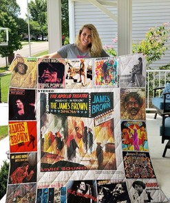 James Brown Vintage Quilt Bedding Set - Feel the soul with this vintage James Brown quilt bedding set