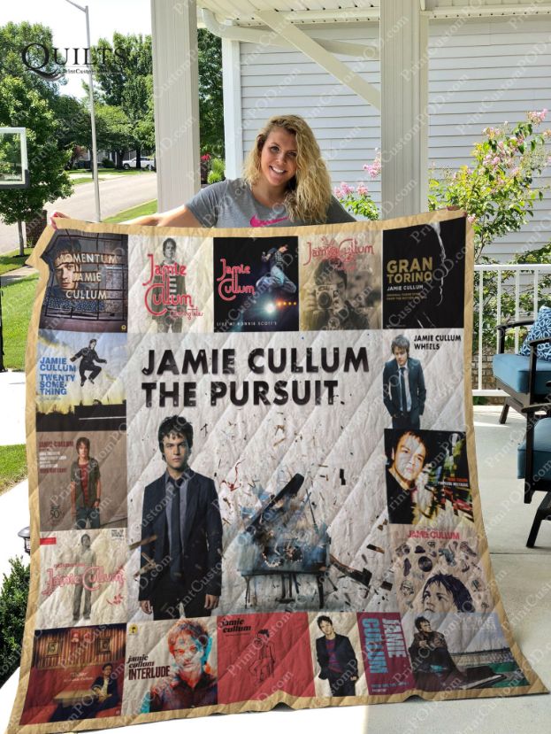 Jamie Cullum The Pursuit Ver Collection Quilt Bedding Set for Jazz Fans