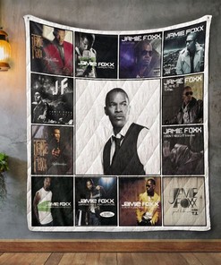 Jamie Foxx Album Covers Quilt Bedding Set with Name