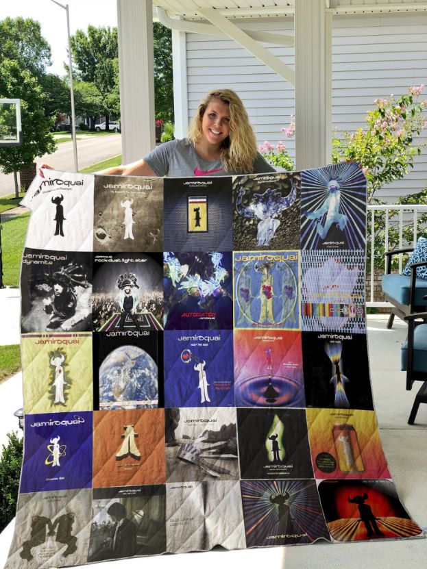 Jamiroquai Inspired Quilt Bedding Set for Music Lovers