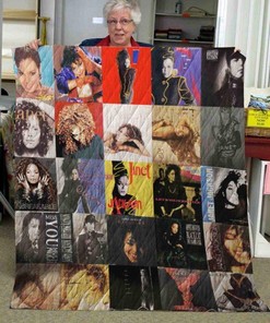 Janet Jackson Albums Collection - Quilt Bedding Set