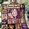 Janis Joplin Music Quilt Blanket - Personalized Gift for Music Lovers