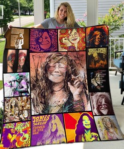 Janis Joplin Quilt Bedding Set for Fans of the Musician