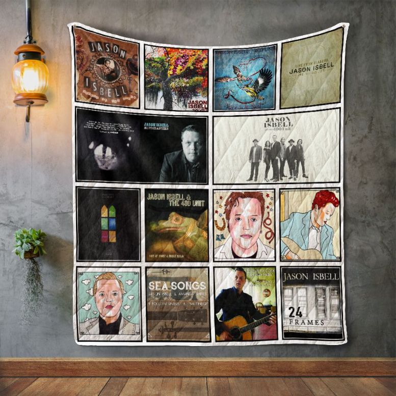 Jason Isbell Album Covers Quilt Blanket for Music Lovers