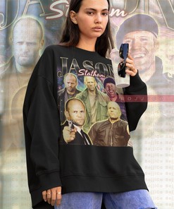 Jason Statham Retro Sweatshirt | Classic Movie Stars Tee for Fans