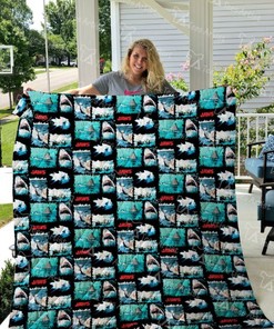 Jaws Pattern Collection - Quilt Bedding Set