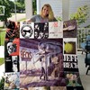 Jeff Beck Albums Vintage Quilt Blanket for Guitar Lovers