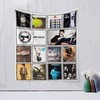 Jeff Beck Graphic Quilt Blanket - A must-have for Jeff Beck fans quilt blanket features a graphic of the guitarist.