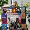 Jefferson Airplane Essential Albums Cover Poster Quilt Bedding Set - Ideal for Fans of Classic Rock Music