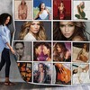 Jennifer Lopez JLo Albums Collection Quilt Blanket - Keep Warm With Jennifer Lopez's Best Albums Quilt Blanket For Fans