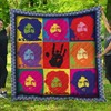 Jerry Garcia Quilt Bedding Set - Celebrate the music of Jerry Garcia with this cozy quilt bedding set.
