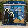 Jesus Christ Family Christmas - Religious Quilt Bedding Set