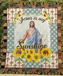 Jesus Is My Sunshine - Religious Quilt Bedding Set