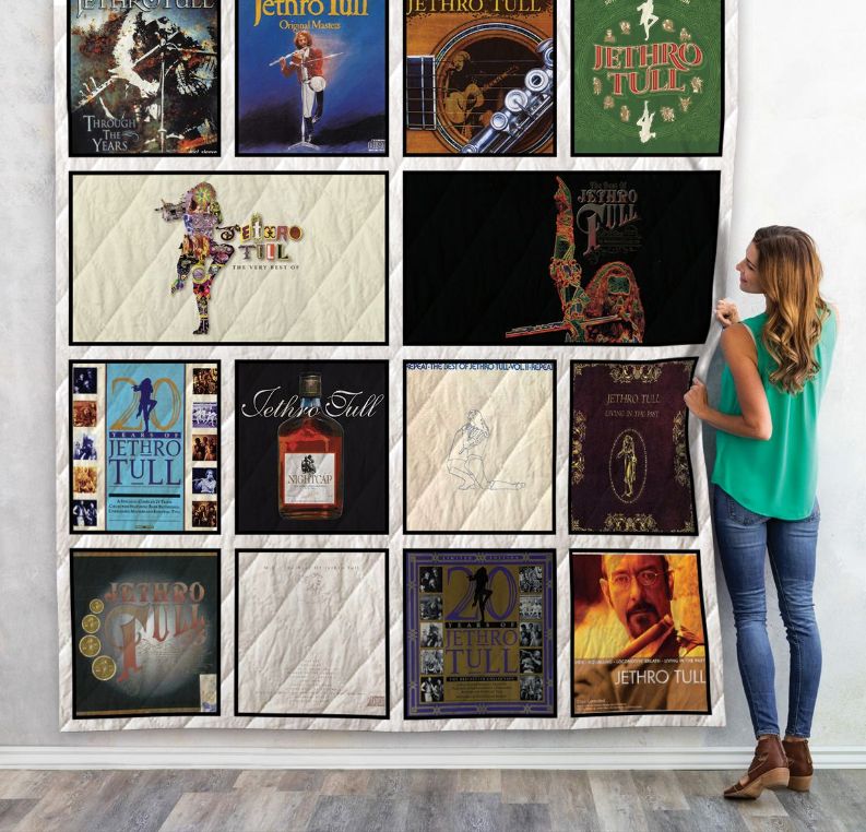 Jethro Tull Collected Quilt Blanket Bed Set for Fans