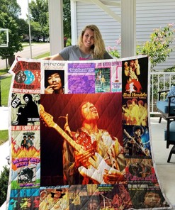 Jimi Hendrix Hits - Celebrate this Icon with this Quilt Blanket