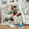 Jiminy Cricket Pinocchio Fleece Blanket Gift - Premium Sofa Throw Blanket for Disney Fans