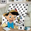 Jiminy Cricket Pinocchio Fleece Blanket - Perfect for Disney Lovers