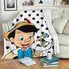 Jiminy Cricket Pinocchio: Quilt Bedding Set with Fleece Blanket for Disney Fans