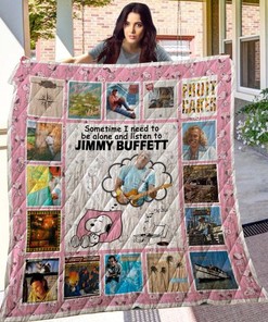 Jimmy Buffett-Inspired Fan Made Quilt Bedding Set for Beach Lovers
