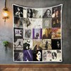 Joan Baez Album Covers Quilt Blanket - A must-have for Joan Baez fans
