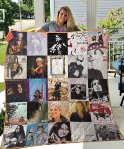 Joan Baez And The Blackhearts Collected Quilt Blanket