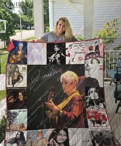 Joan Baez For Fans Collection Quilt Blanket for Music Lovers