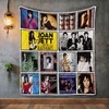 Joan Jett And The Blackhearts Album Covers Quilt Bedding Set for Rock and Roll Fans