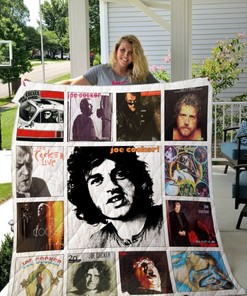 Joe Cocker Albums Ver Collection Quilt Blanket - Cuddle Up With Joe Cocker's Greatest Hits On This Soft Quilt Blanket