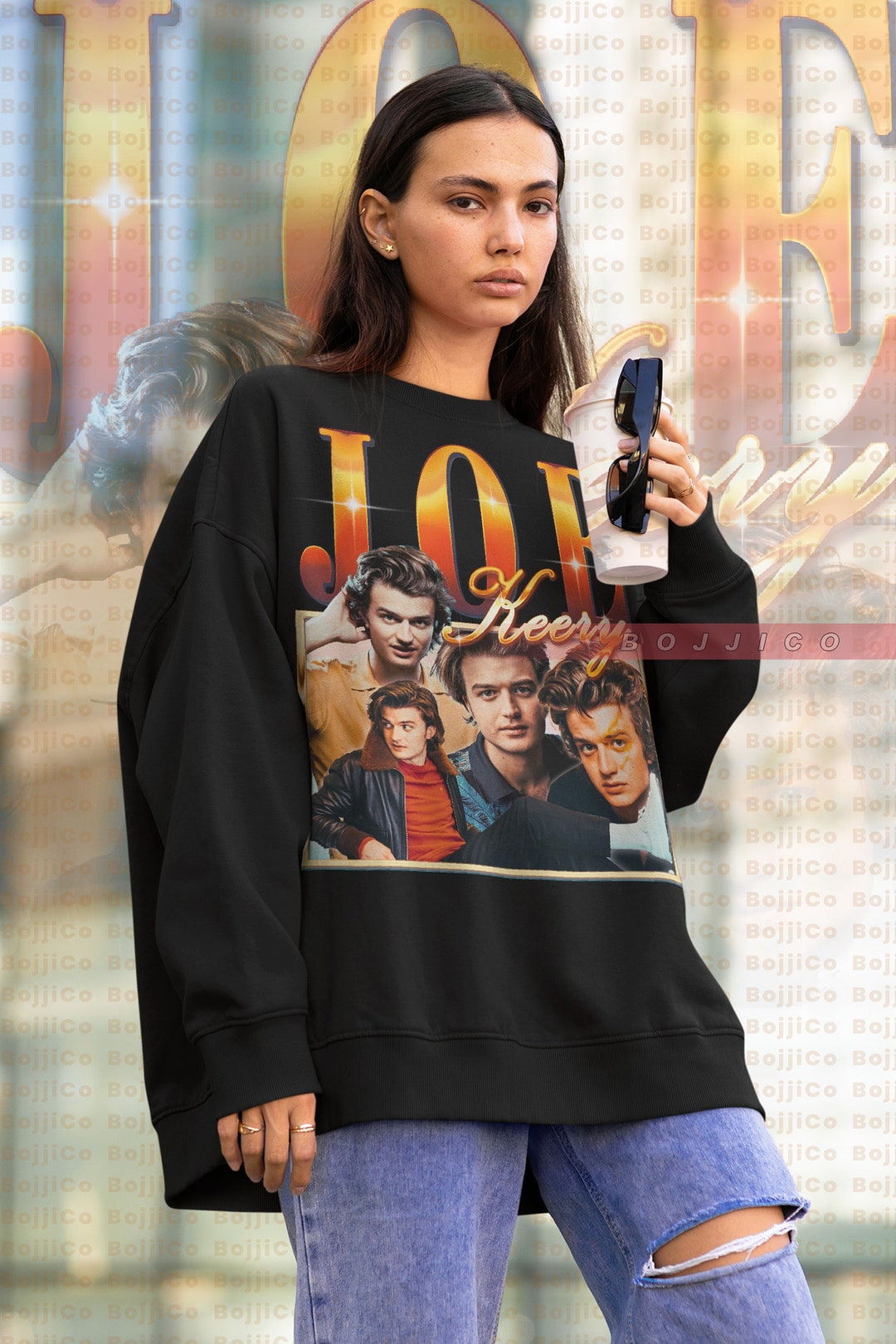 Joe Keery Free Guy Sweatshirt | Vintage Actor Tees for Men and Women | Minimalist Movie Shirts
