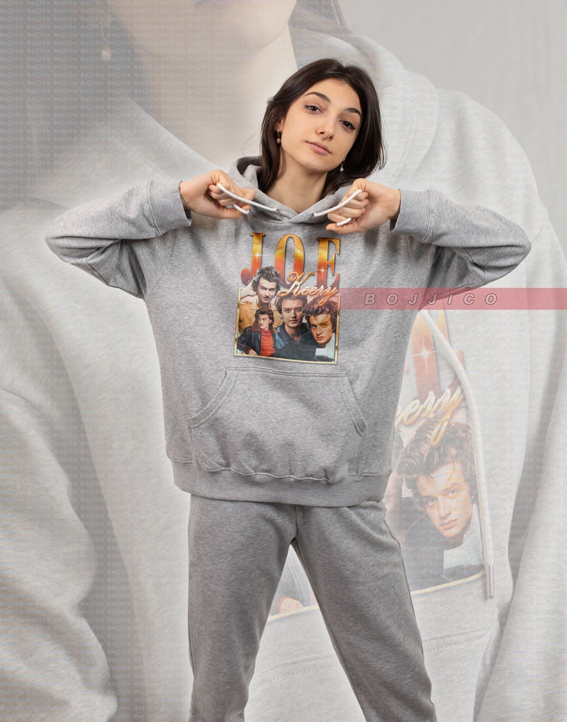 Joe Keery Free Guy Sweatshirt | Vintage Actor Tees for Men and Women | Minimalist Movie Shirts - Image 2
