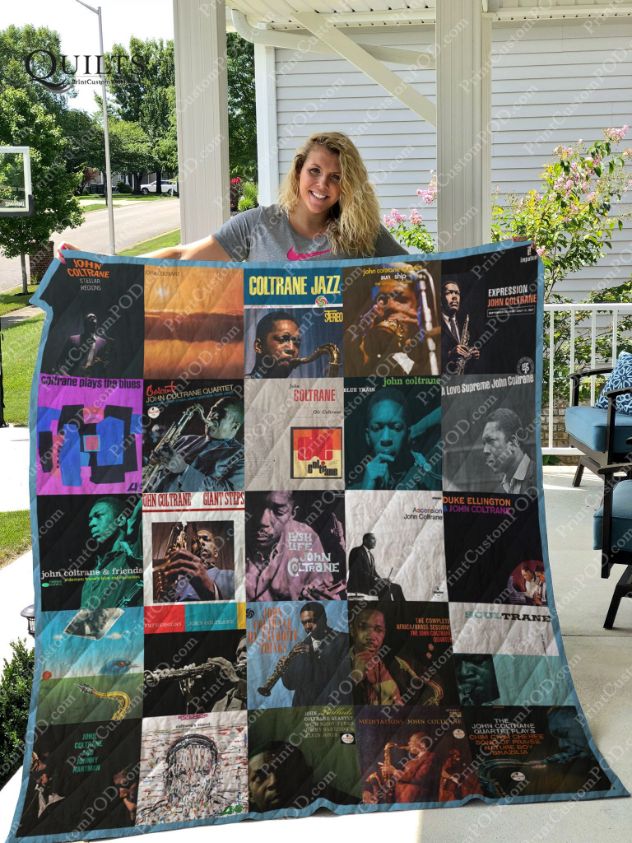 John Coltrane Collection Quilt Bedding Set for Jazz Enthusiasts