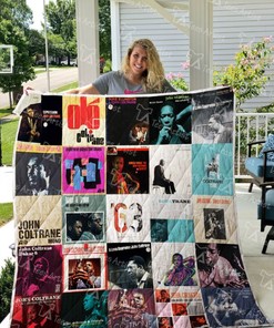 John Coltrane Love Collection: Quilt Bedding Set with Premium Blanket for Jazz Lovers