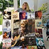 John Denver Albums Ver Collection Quilt Bedding Set - For Fans of Country Music Legends
