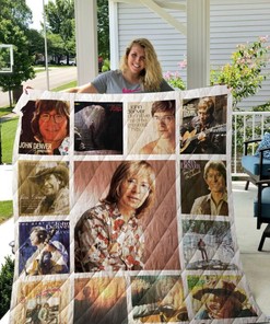 John Denver Collection Quilt Blanket - John Denver Fans Will Love this Collection Quilt Bedding Set