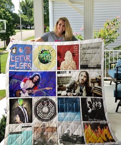 John Frusciante Albums Ver Collection Quilt Bedding Set - A Must-Have for Fans of Red Hot Chili Peppers