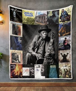 John Lee Hooker Album Covers Quilt Blanket - Unique Gifts for Music Fans