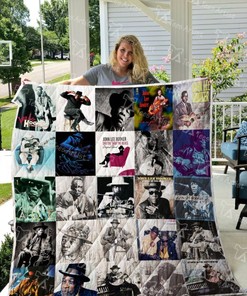 John Lee Hooker Blues Music Collection Quilt Bedding Set for Fans
