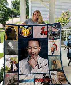 John Legend Collection-Inspired Quilt Bedding Set for Music Lovers