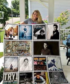 John Mayer fans! Add this beautiful quilt blanket to your collection