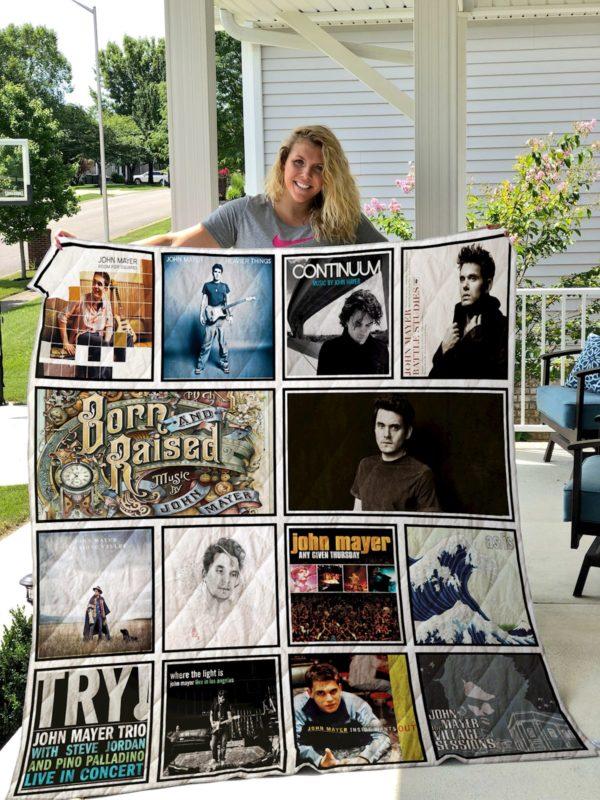 John Mayer fans! Add this beautiful quilt blanket to your collection