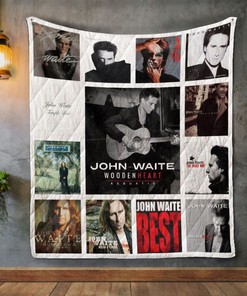 John Waite Album Covers Quilt Blanket - Unique Gifts for Music Fans