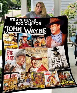 John Wayne VR Collection Quilt Bedding Set, Great for Fans of the Duke
