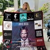 John Wick Collection Quilt Blanket for Movie Fans