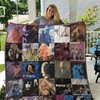 Johnny Winter Albums For Fans Ver Collected Quilt Blanket, Honoring the Blues Guitar Legend