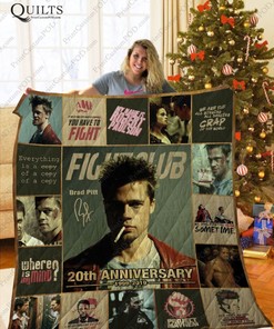 Join The Fight Club Anniversary Collection With This Quilt Blanket