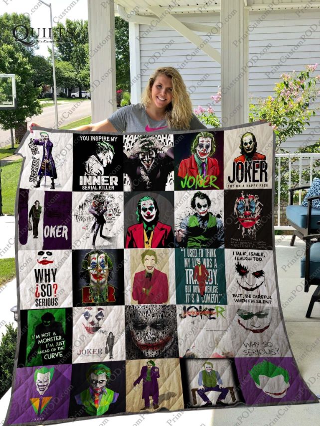 Joker Quilt Blanket DUP1 - Funny Joker Quotes Quilt Bedding Set